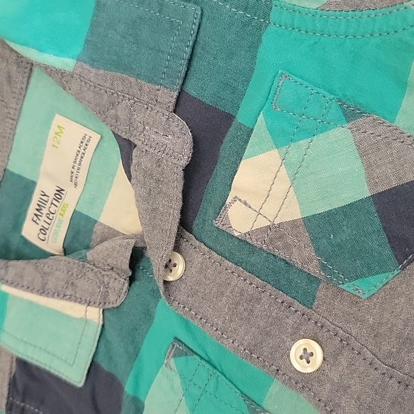 Toddler button up short sleeve - Picture 2 of 2